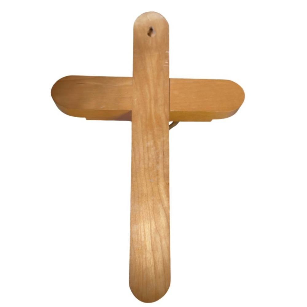 Vintage Last Rites Sick Call Ornate Wood Crucifix Kit - Picture 3 of 6